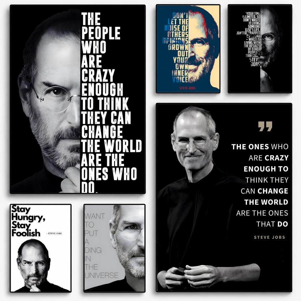 Home Decor Jobs - Steve Jobs Succes Quotes Poster Kamer