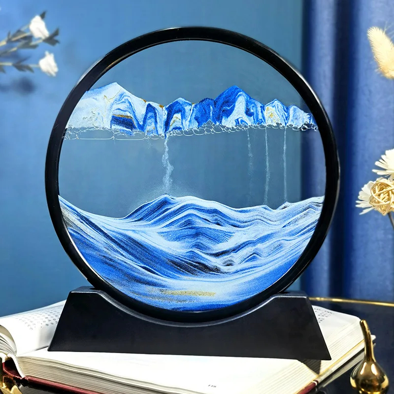Sand Art Picture - 12 inch 3D bewegend zandkunstwerk rond