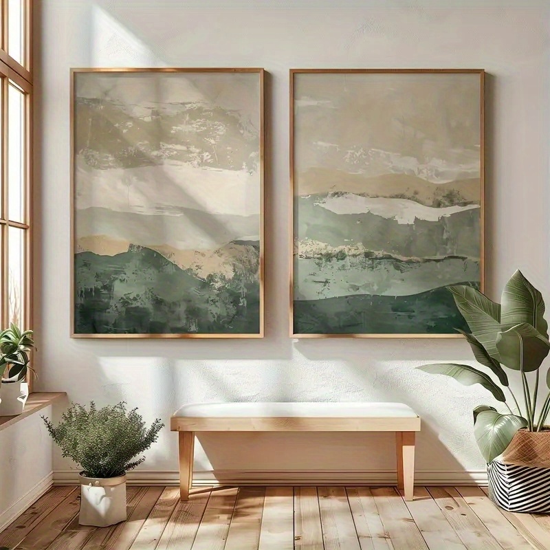 Home Decor Korea - 2 stks/set Wabi Sabi abstracte geometrische