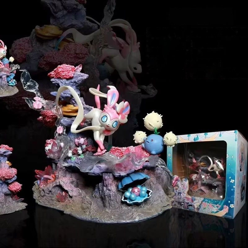 Home Decor Zen - Gk Figuur Sylveon Shroomish Clamperl Fairy