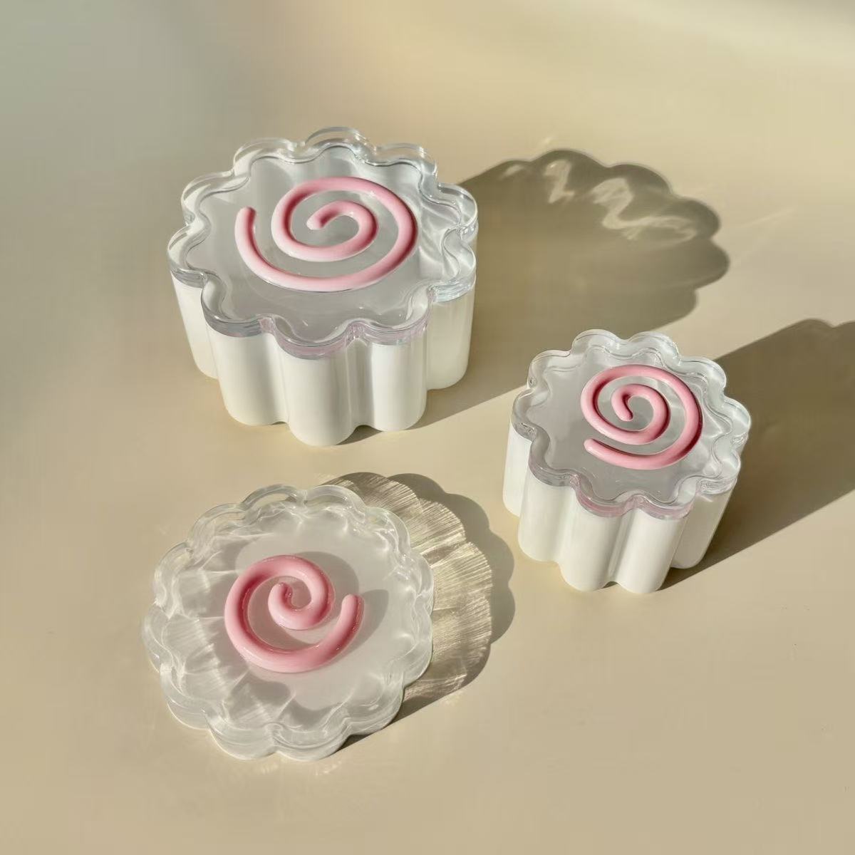 Home Decor Korea - Showa Witte Vis Plaat Oude Epoxy