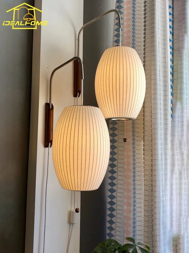 Home Decor Design - Italiaans design Minimalistische sfeer Zijden wandlamp