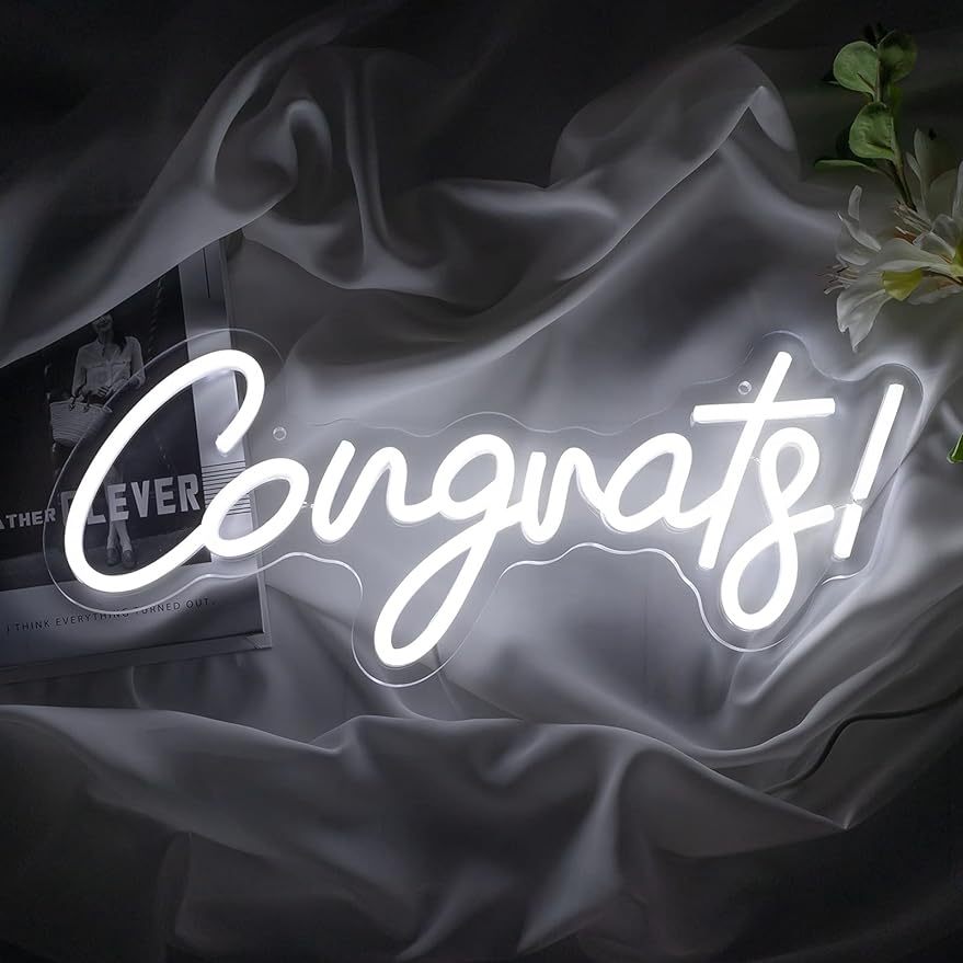 Home Decor Jobs - Gefeliciteerd Neon Lichtreclame LED Licht Wanddecoratie