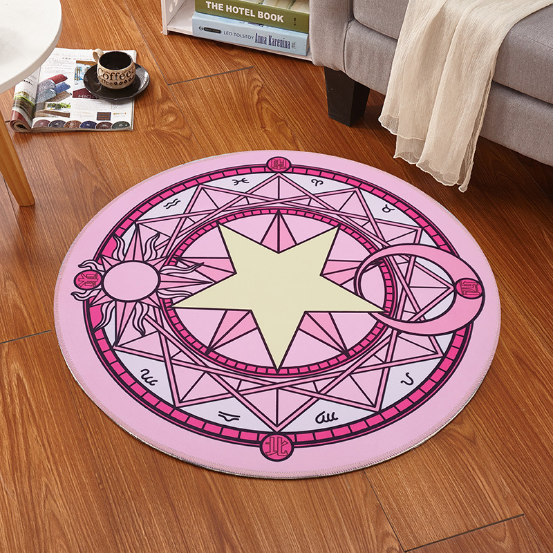Flooring Home Decor - 60x60cm Anime Card Captor Sakura Magic