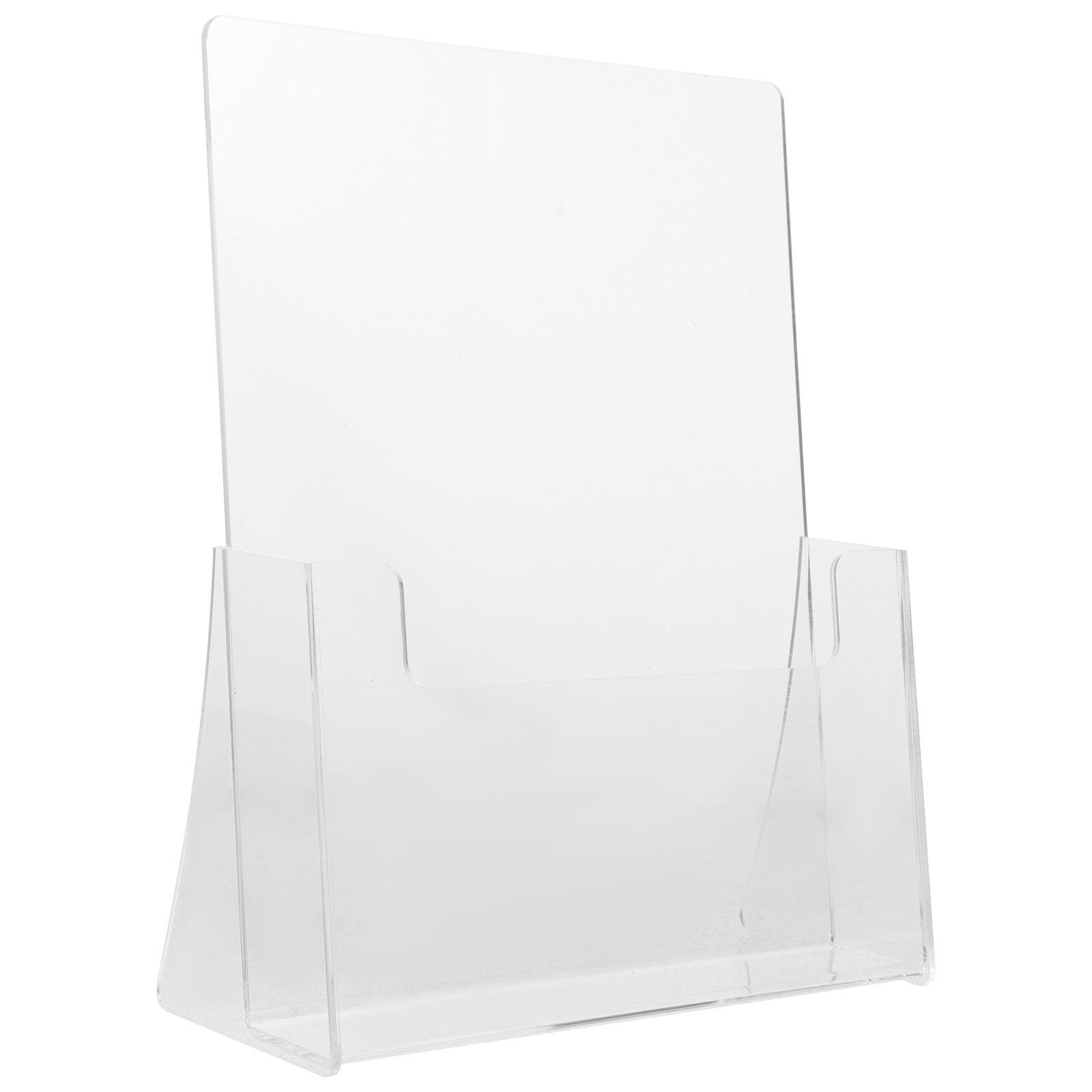 Home Decor Brochure - Heldere acryl displaystandaard voor brochures, tijdschriften,