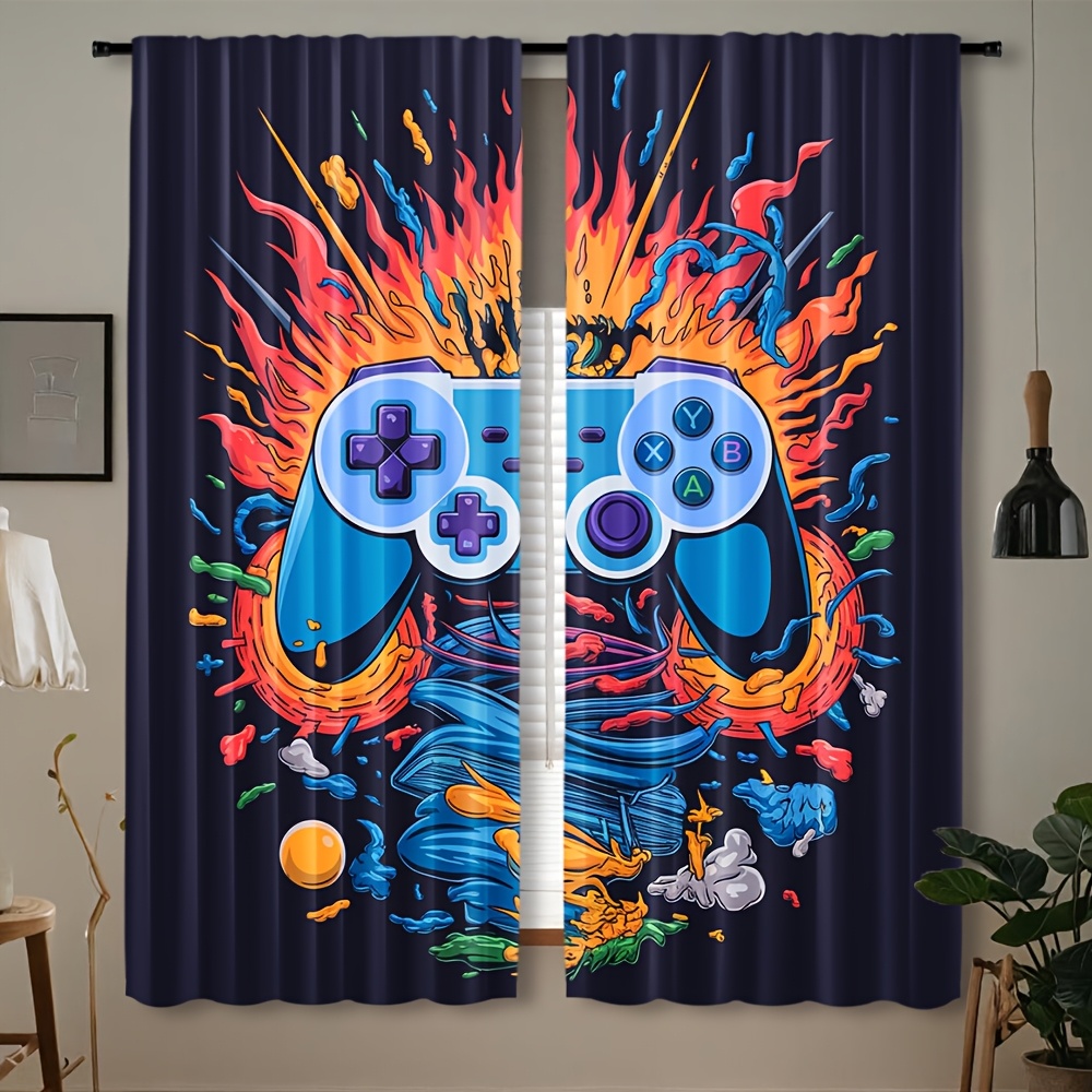 Home Decor Youtube Videos - Gamer Pop Culture Gordijn Raamgordijnen Video