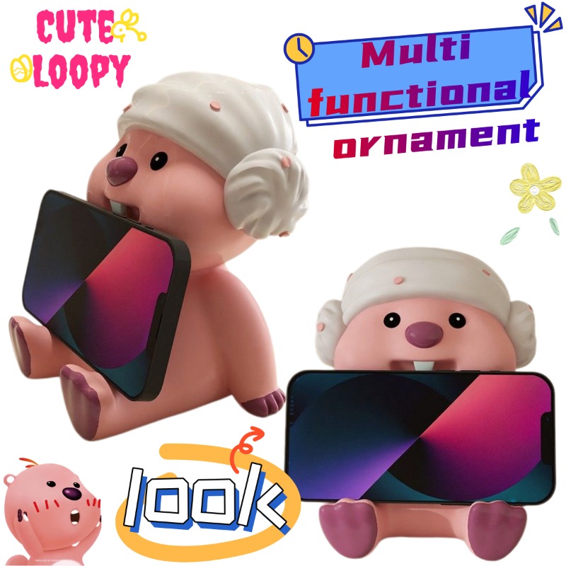 Home Decor Korea - 2026 Nieuwe Pororo & Loopy telefoonstandaard,
