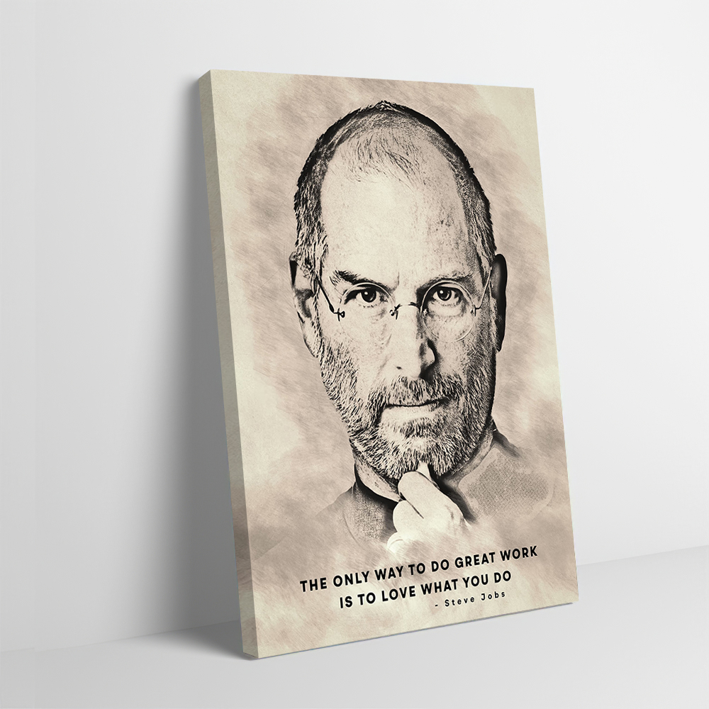 Home Decor Jobs - Steve Jobs beroemde citaten gedrukte poster