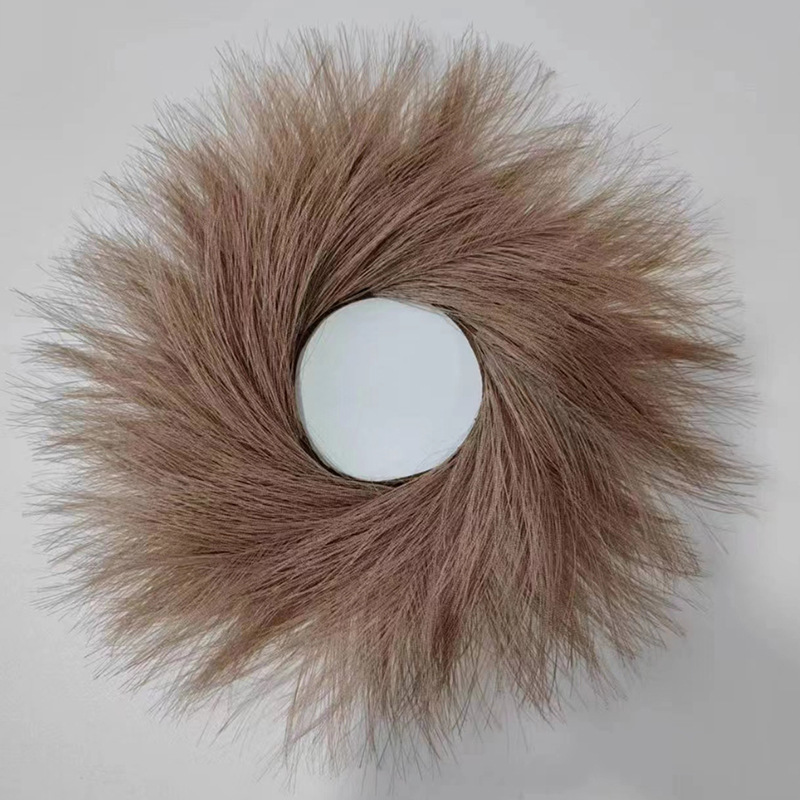 Pampas Grass Decor - Kunstmatige Rieten Krans Deur Opknoping Pampa