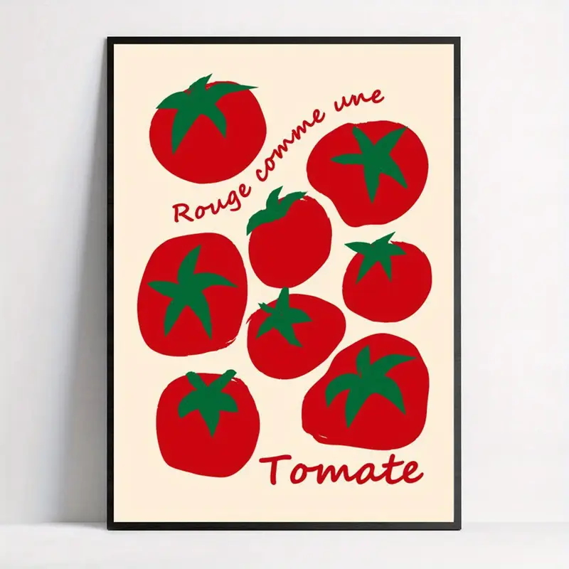 Moderne Kleurrijke Rode Tomate - Home Decor Reviews recensie en prijs