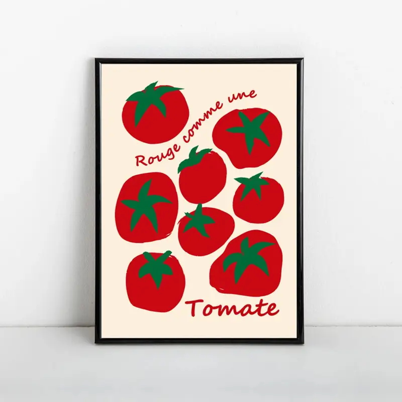 Moderne Kleurrijke Rode Tomate - Home Decor Reviews recensie en prijs