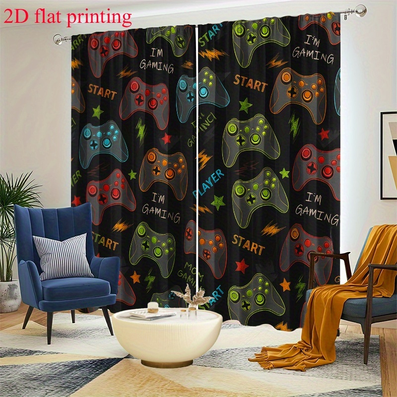 2 stuks gaminggordijnen videog - Home Decor Youtube Videos recensie en prijs