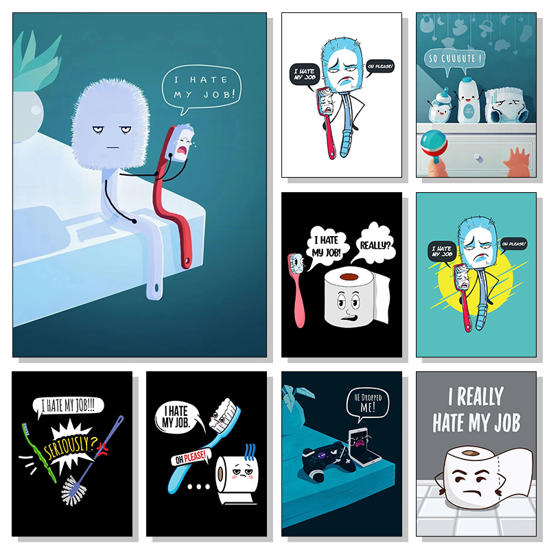 Grappige tandenborstel Ik haat - Home Decor Jobs recensie en prijs