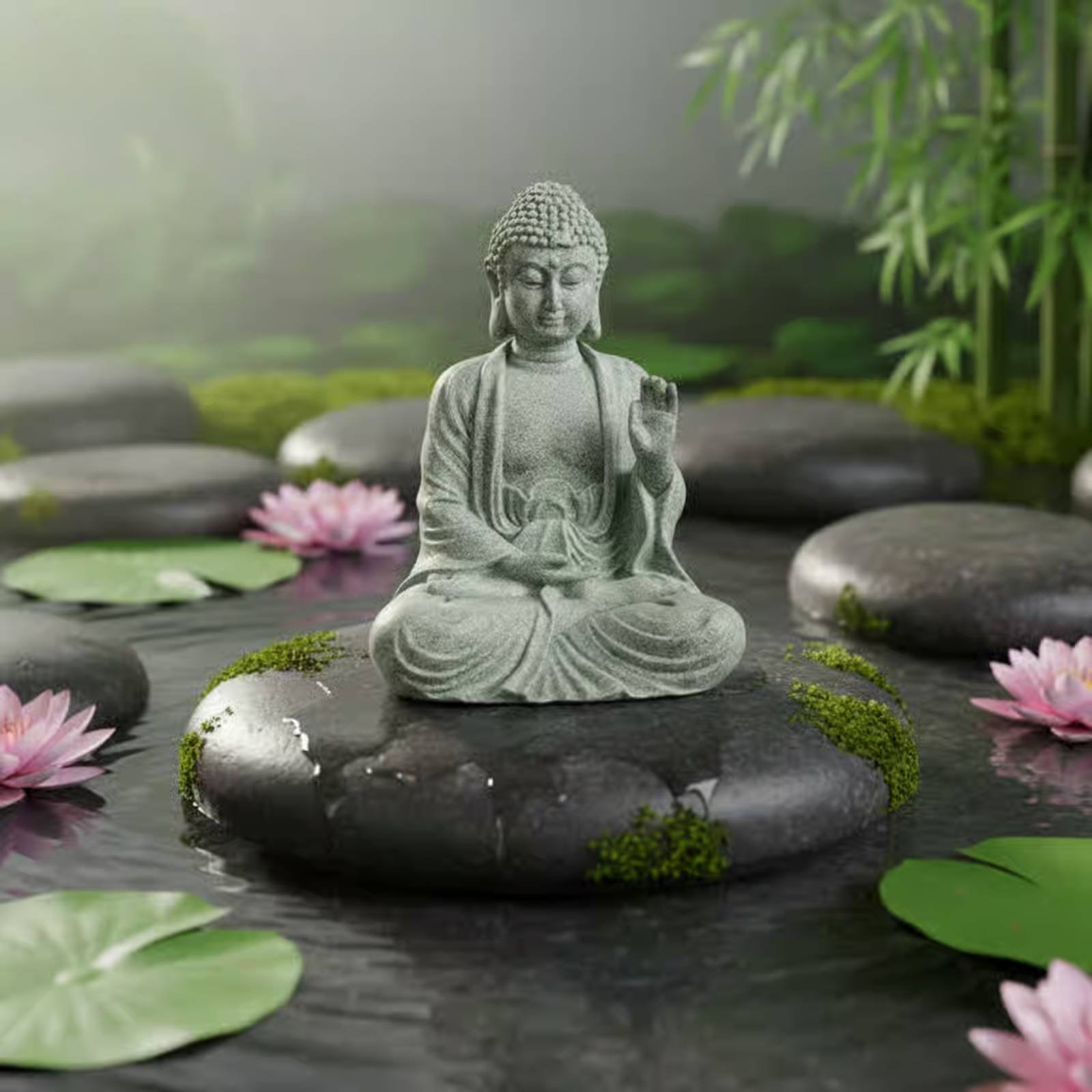 3-delige stenen Boeddha decora - Home Decor Zen recensie en prijs
