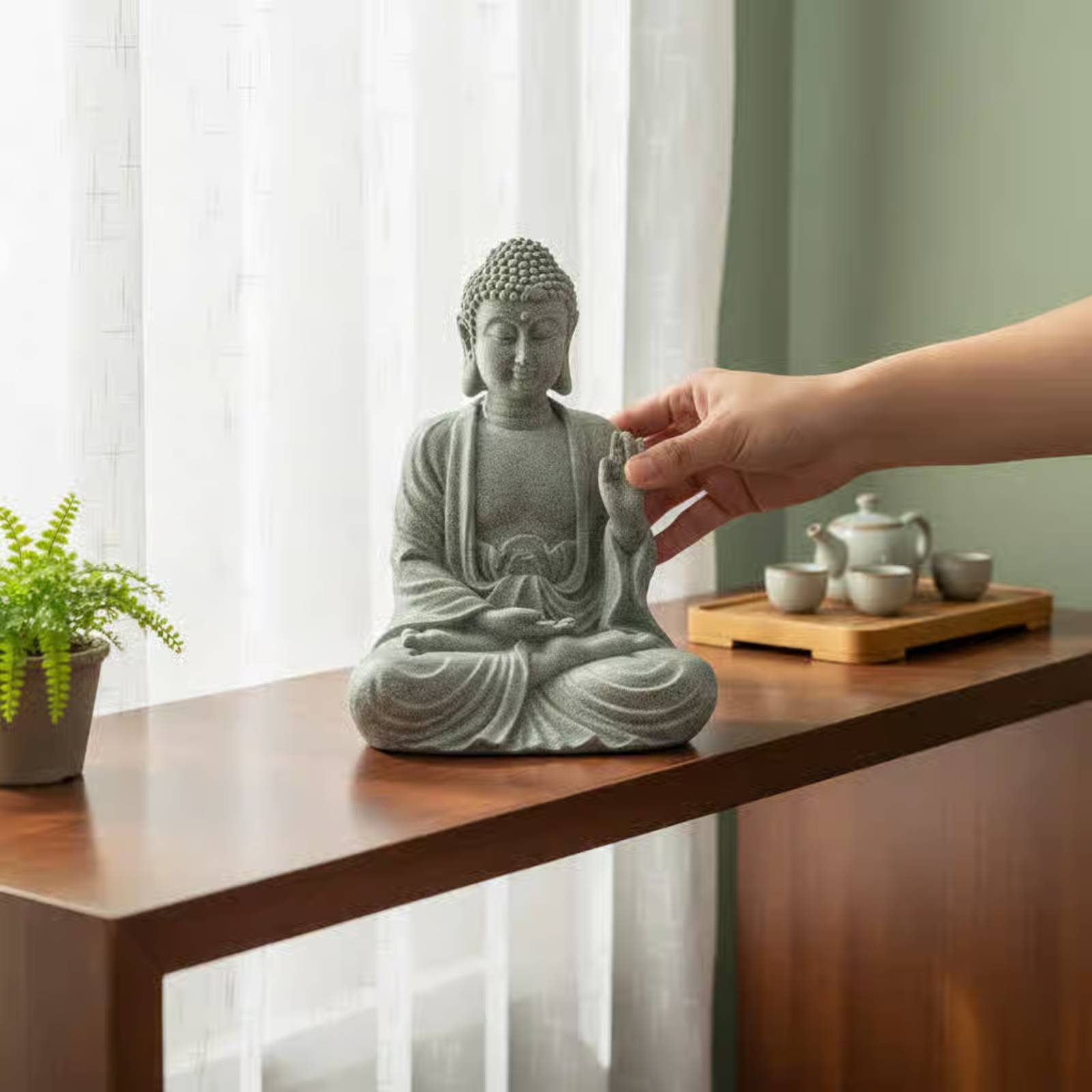 3-delige stenen Boeddha decora - Home Decor Zen recensie en prijs