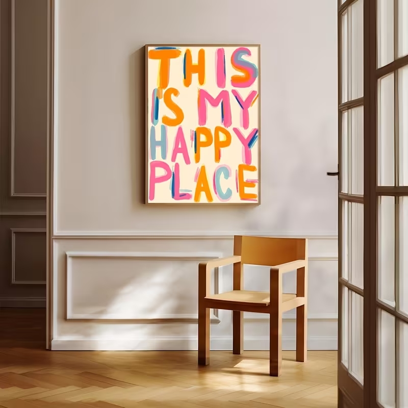 Moderne 'Dit is mijn gelukkige - Home Decor Reviews recensie en prijs