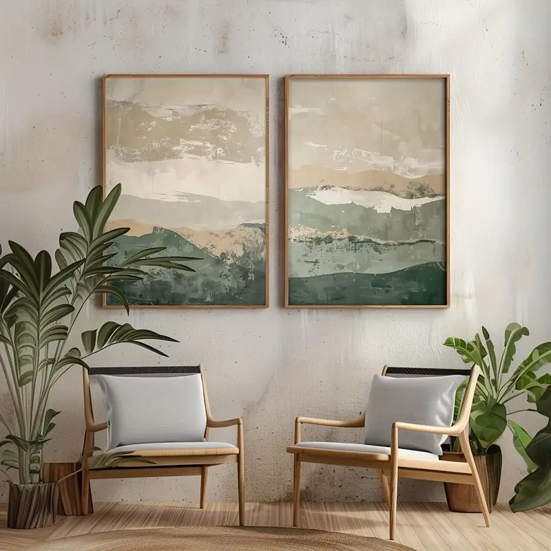 2 stks/set Wabi Sabi abstracte - Home Decor Korea recensie en prijs