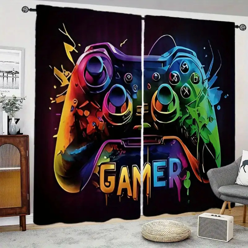 Dual Gaming Gordijnen 2 stuks  - Home Decor Youtube Videos recensie en prijs