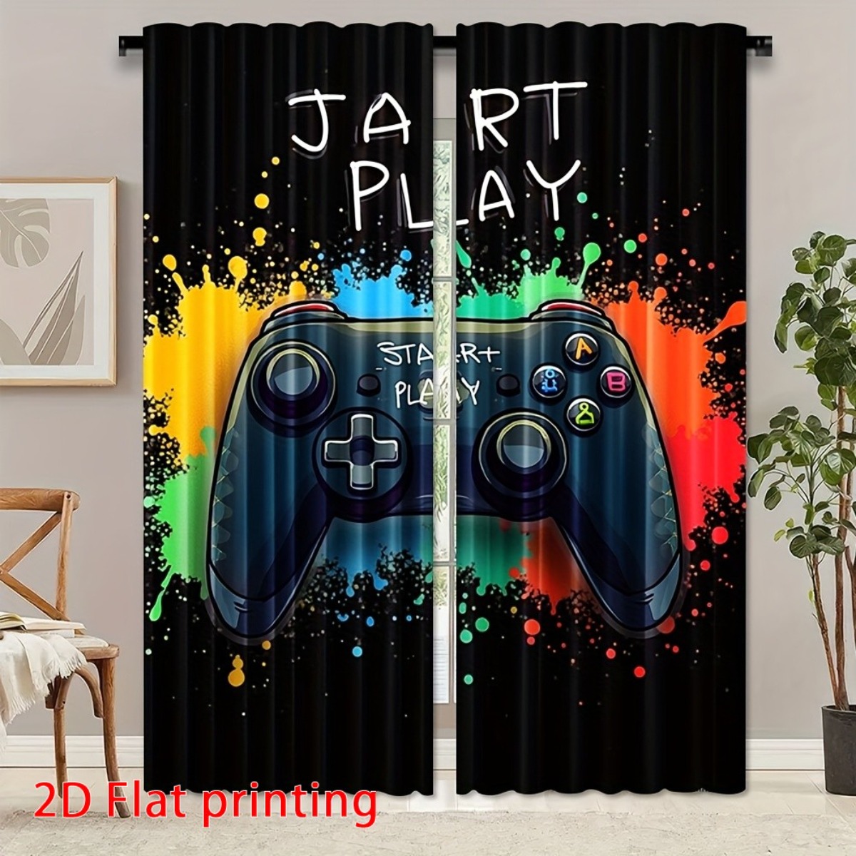 Gaming Gordijn Gamer Videogame - Home Decor Youtube Videos recensie en prijs