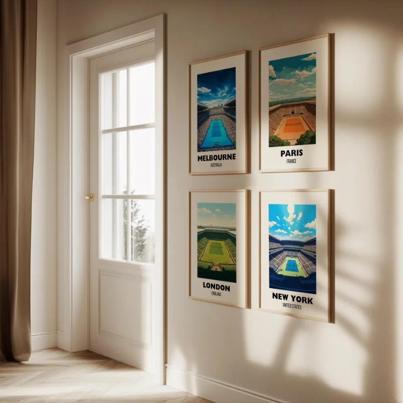 Tennis Majors Poster Londen Ne - Home Decor Melbourne recensie en prijs