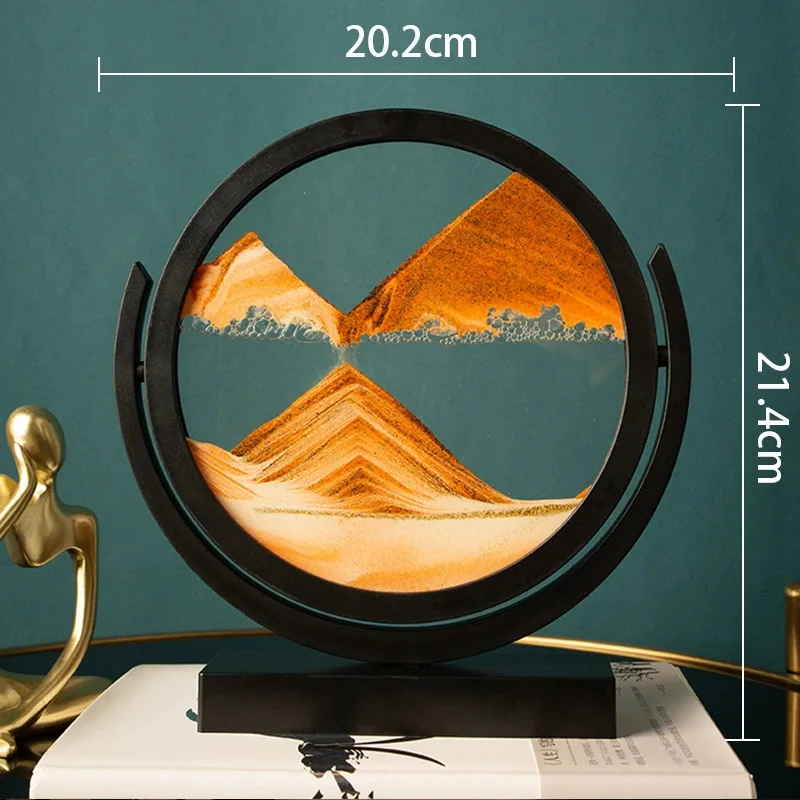 3D Zandloper Dynamische Glazen - Sand Art Picture recensie en prijs