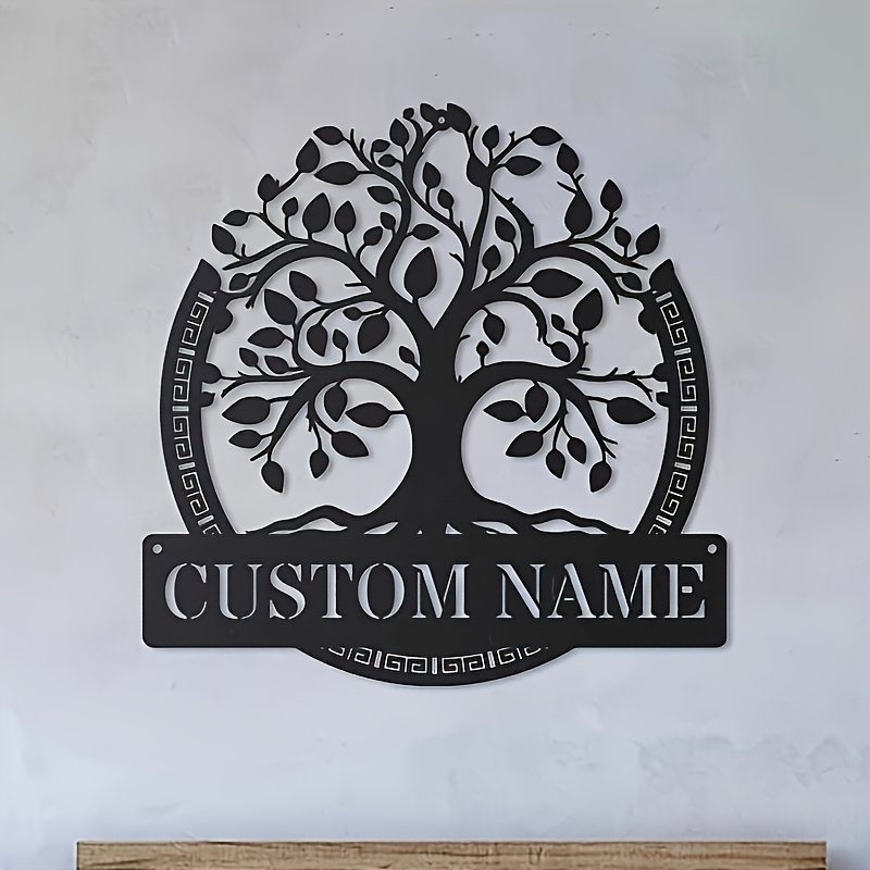 Wanddecoratie van metaal met d - Home Decor Design recensie en prijs