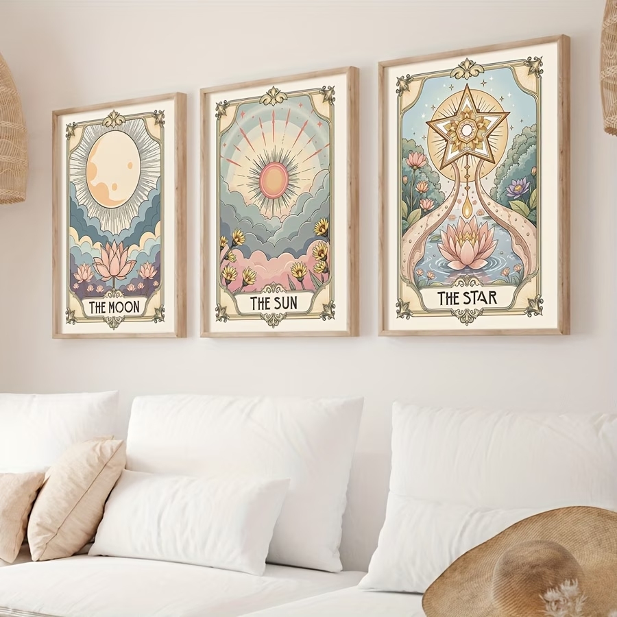 Moderne Boho Tarot Zon En Maan - Home Decor Reviews recensie en prijs