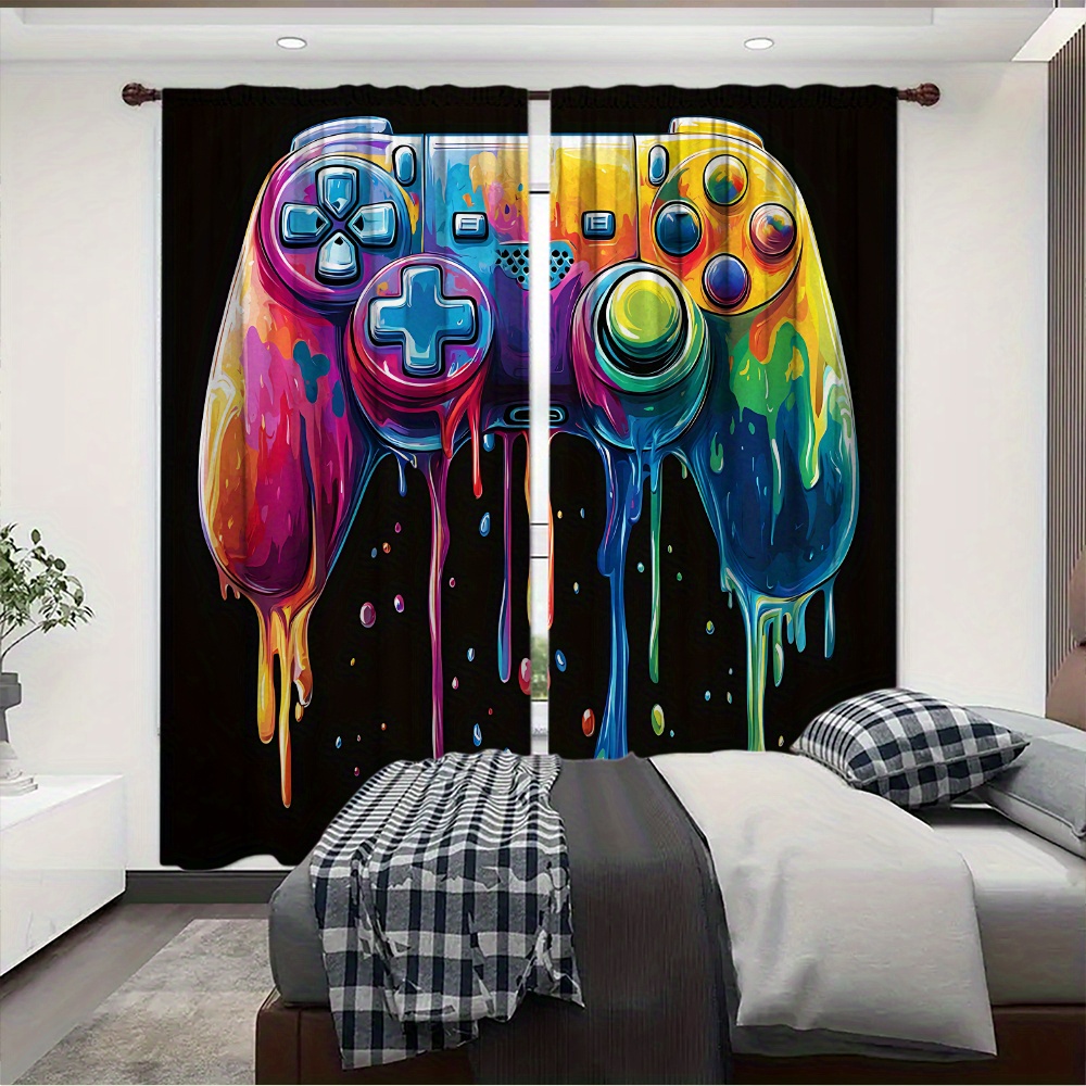 Retro Gaming Controller Gordij - Home Decor Youtube Videos recensie en prijs
