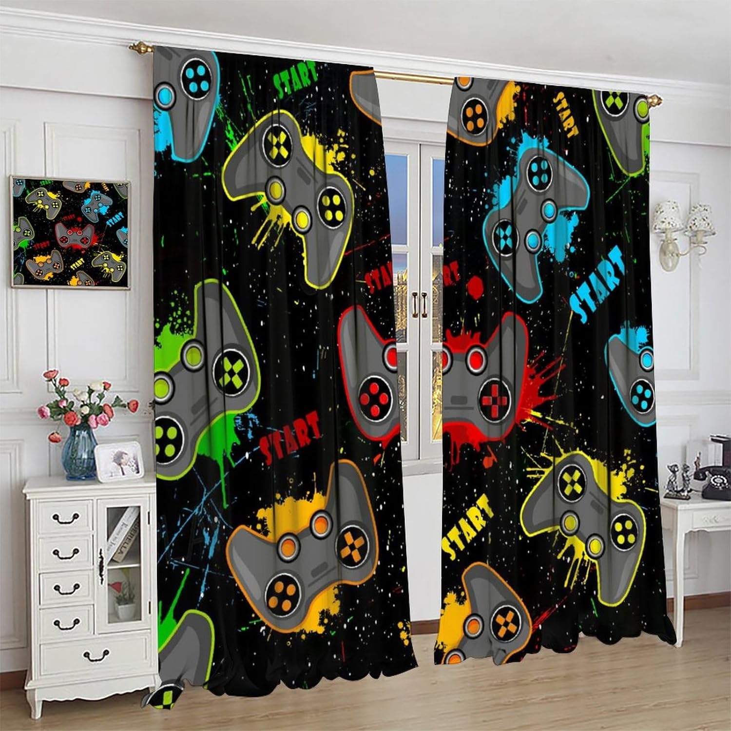Gaming-gordijn voor kinderen v - Home Decor Youtube Videos recensie en prijs
