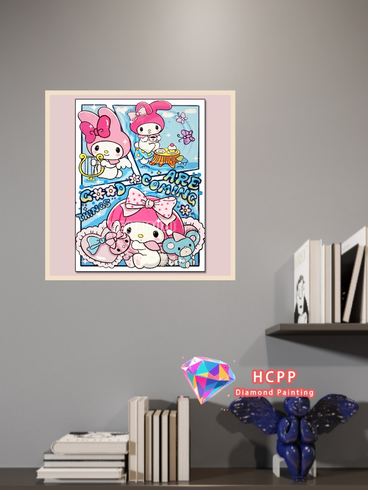 Kuromi Hello Kitty Diamond Pai - Home Decor Korea recensie en prijs
