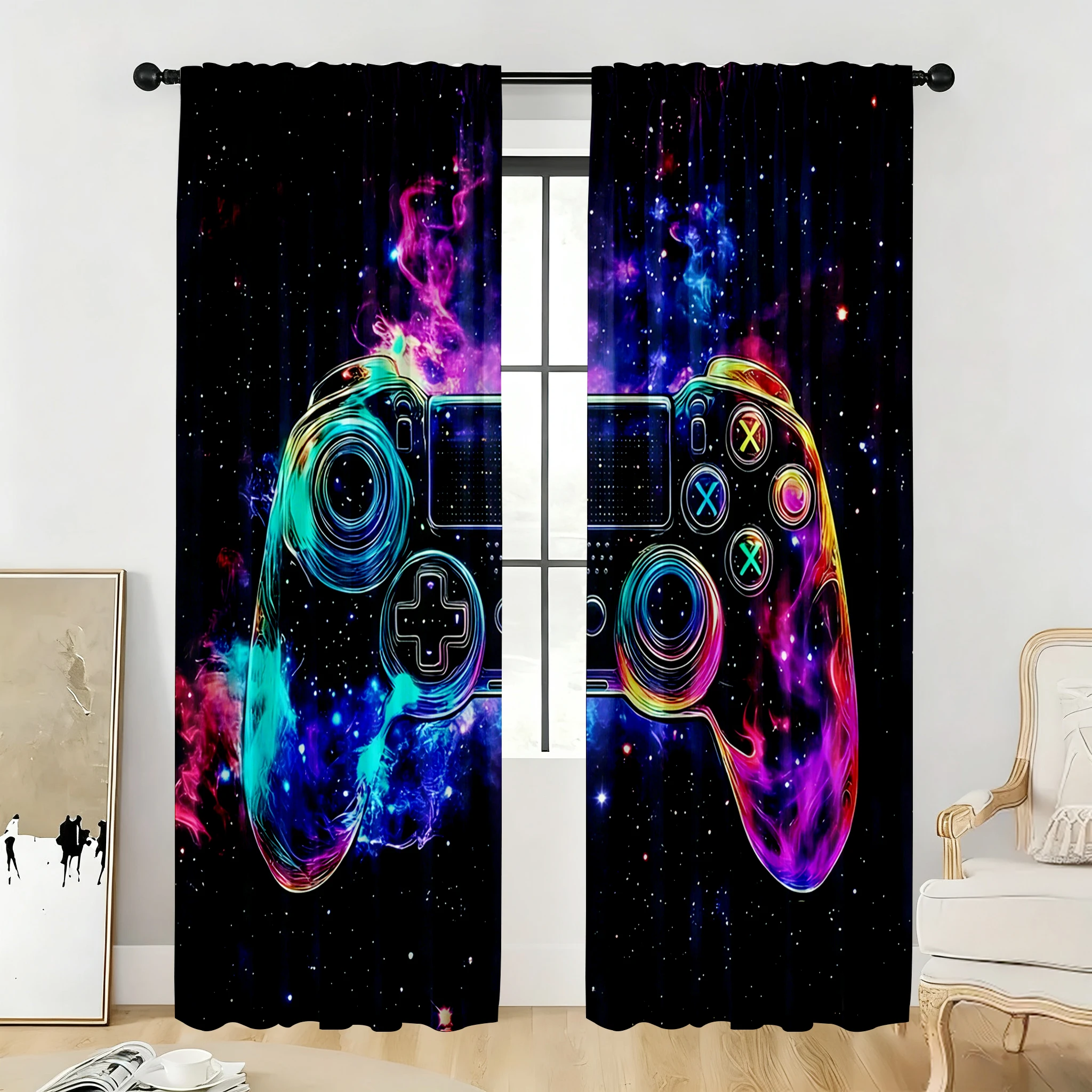 Gaming Controller Gordijnpaar  - Home Decor Youtube Videos recensie en prijs