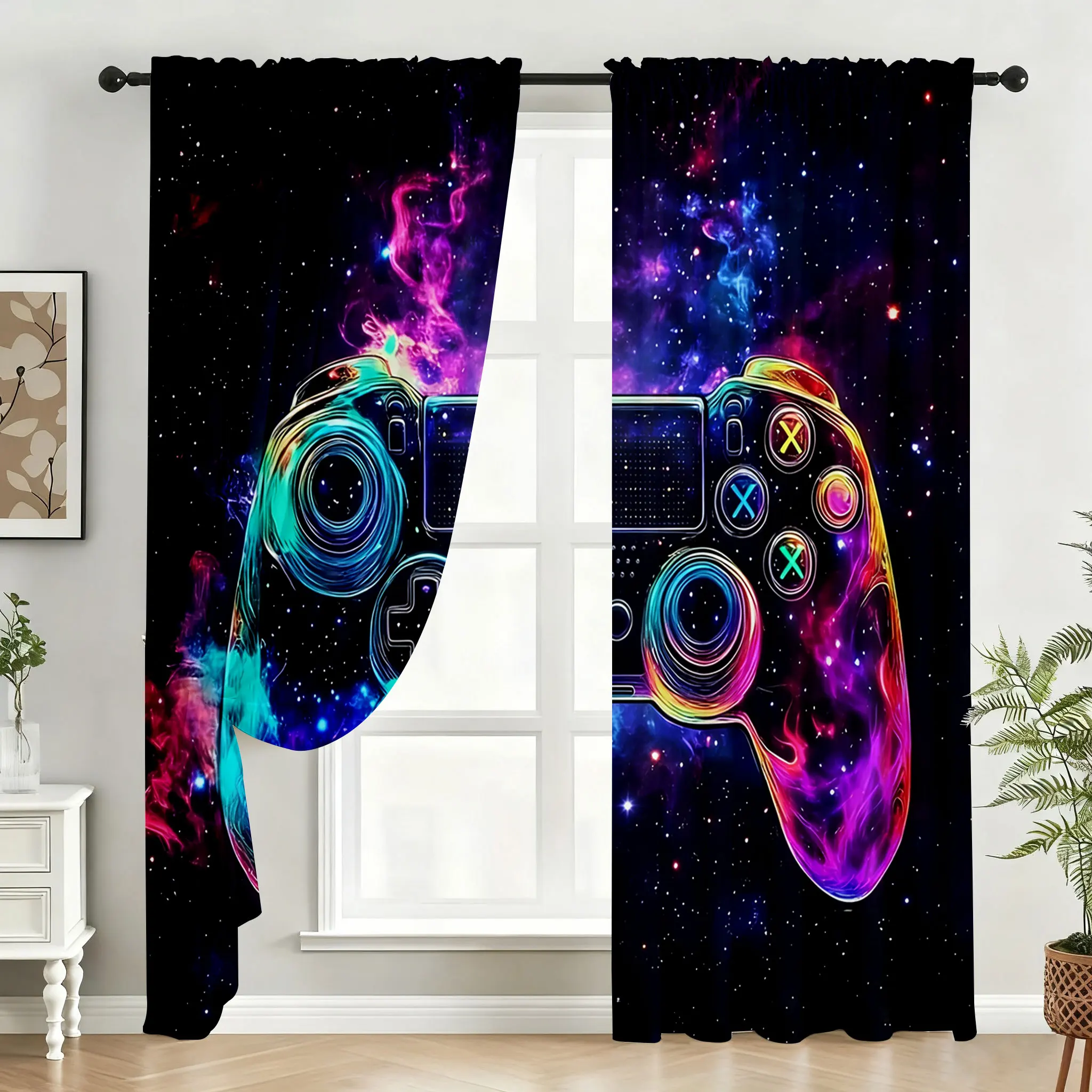 Gaming Controller Gordijnpaar  - Home Decor Youtube Videos recensie en prijs