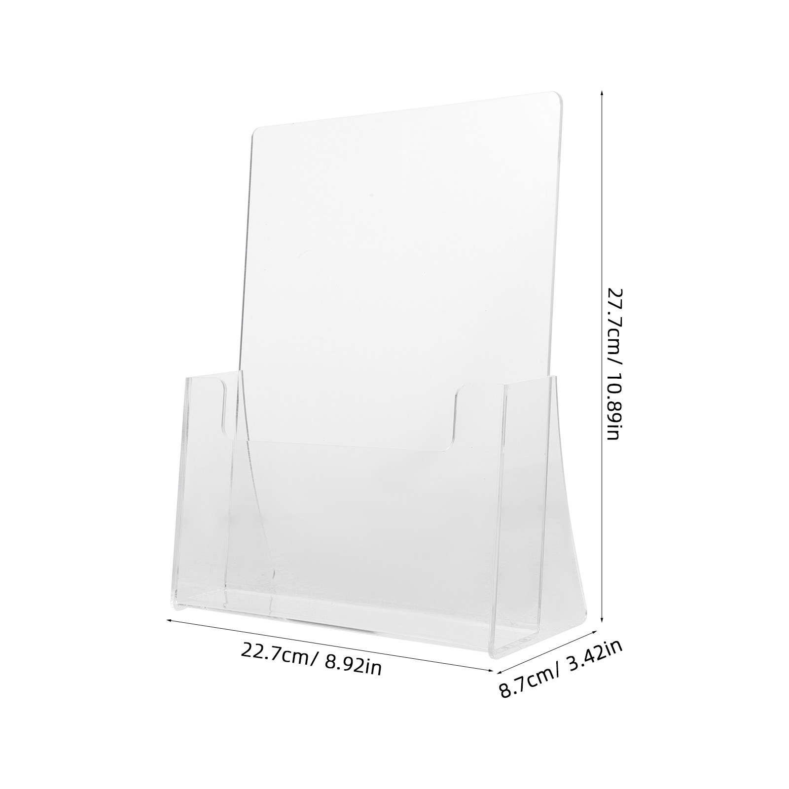 Heldere acryl displaystandaard - Home Decor Brochure recensie en prijs