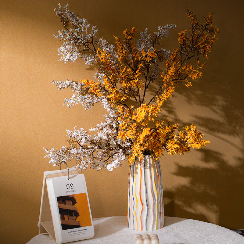 CAPIRON Kleurrijke Streep Kera - Pampas Grass Decor recensie en prijs