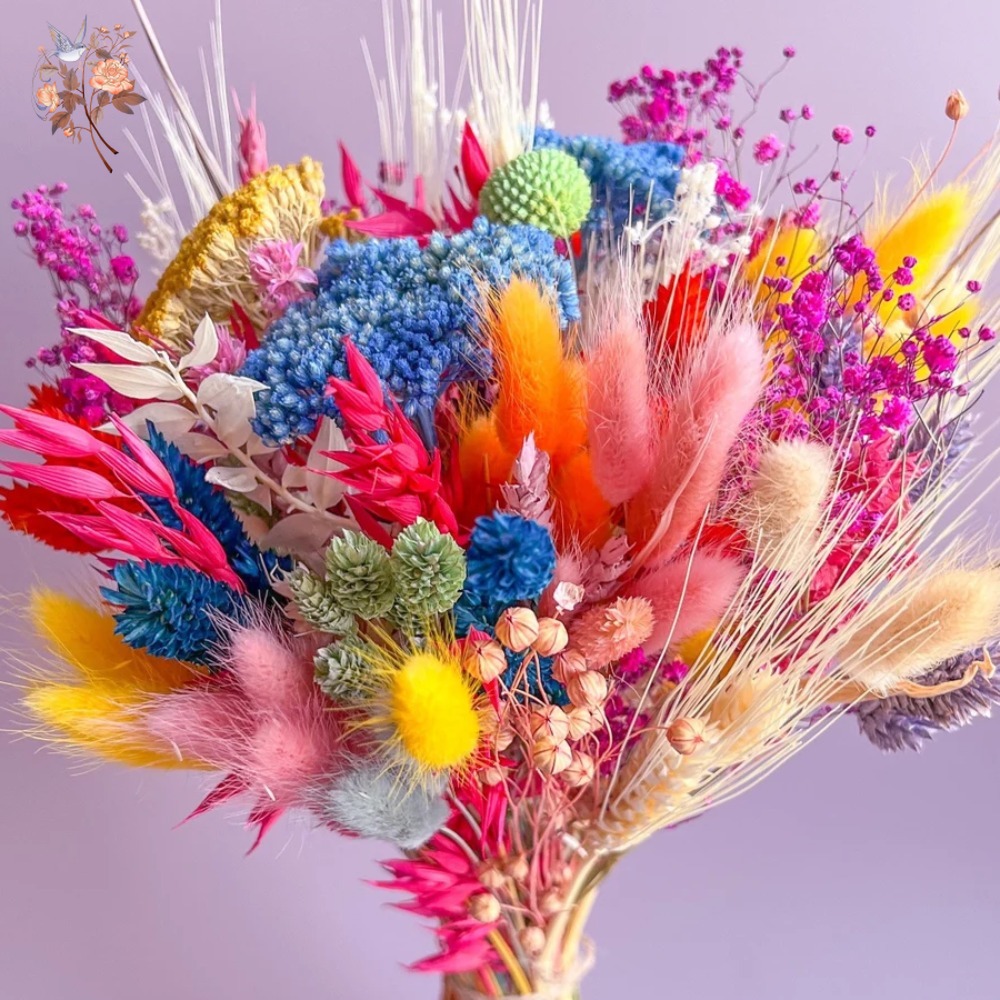 Kleurrijke gedroogde bloemen b - Pampas Grass Decor recensie en prijs