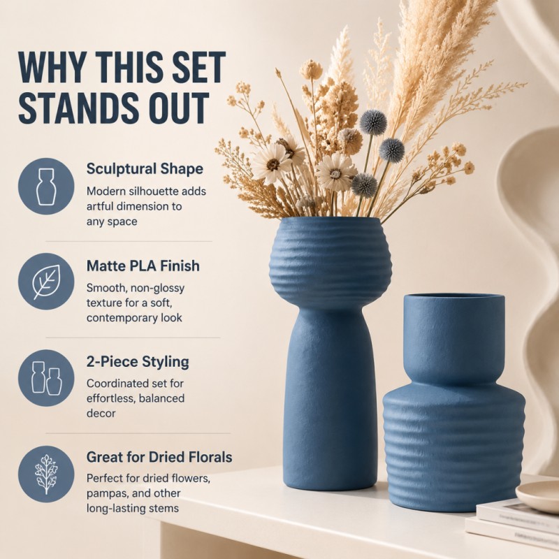 2-delige set ruwe, golvende, b - Pampas Grass Decor recensie en prijs