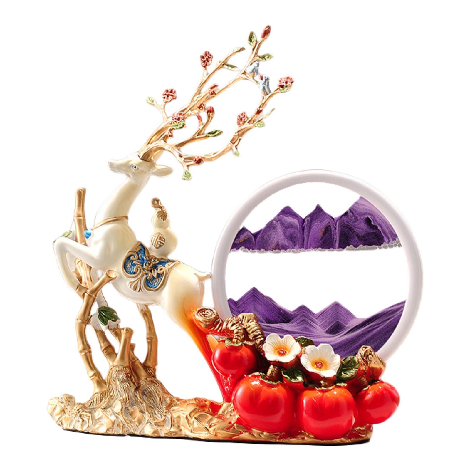 Decor herten beeldje hars orna - Sand Art Picture recensie en prijs