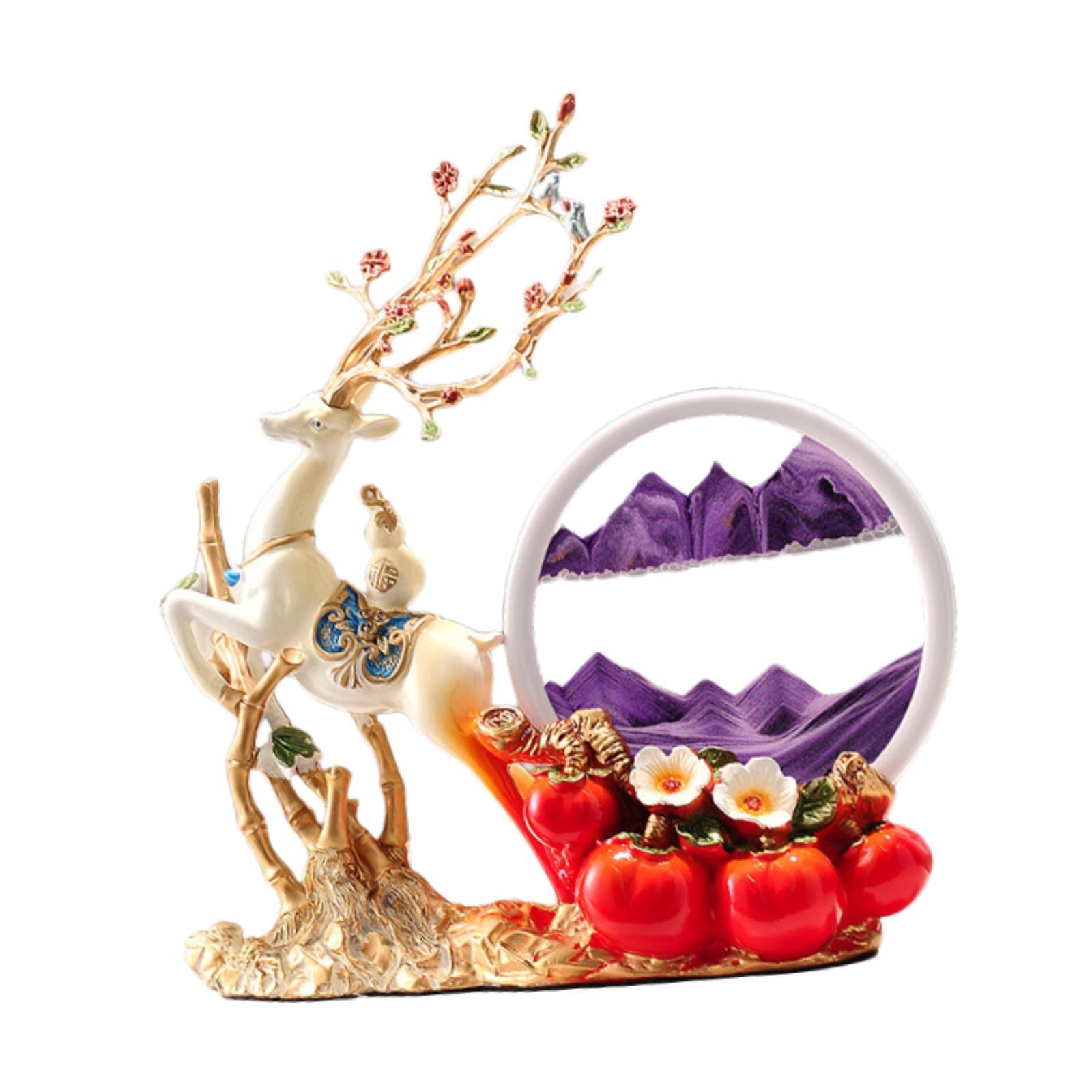 Decor herten beeldje hars orna - Sand Art Picture recensie en prijs