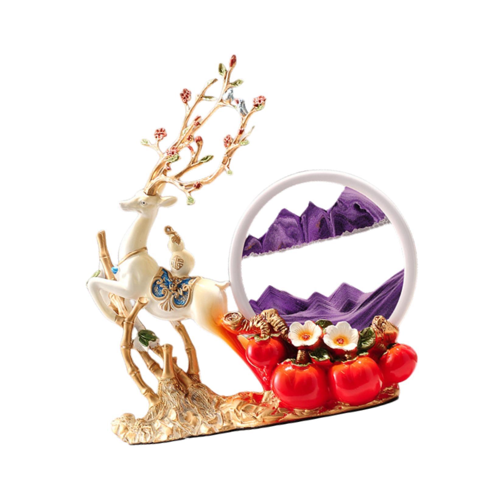 Decor herten beeldje hars orna - Sand Art Picture recensie en prijs