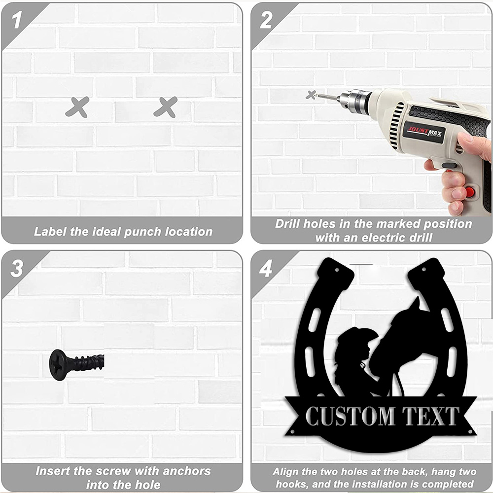 1pc Mode Aangepaste Hoefijzer  - Home Decor Design recensie en prijs
