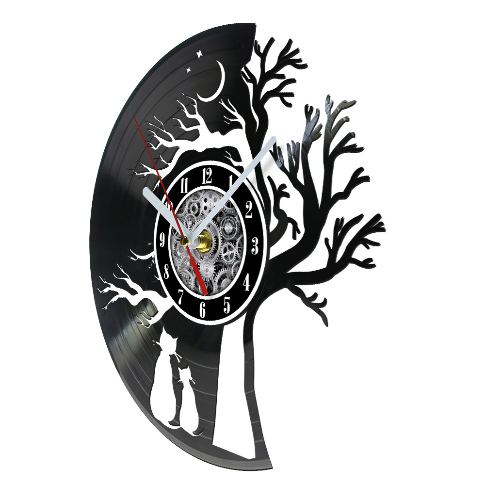 Kattenpaar onder de boom vinyl - Home Decor Under 300 recensie en prijs