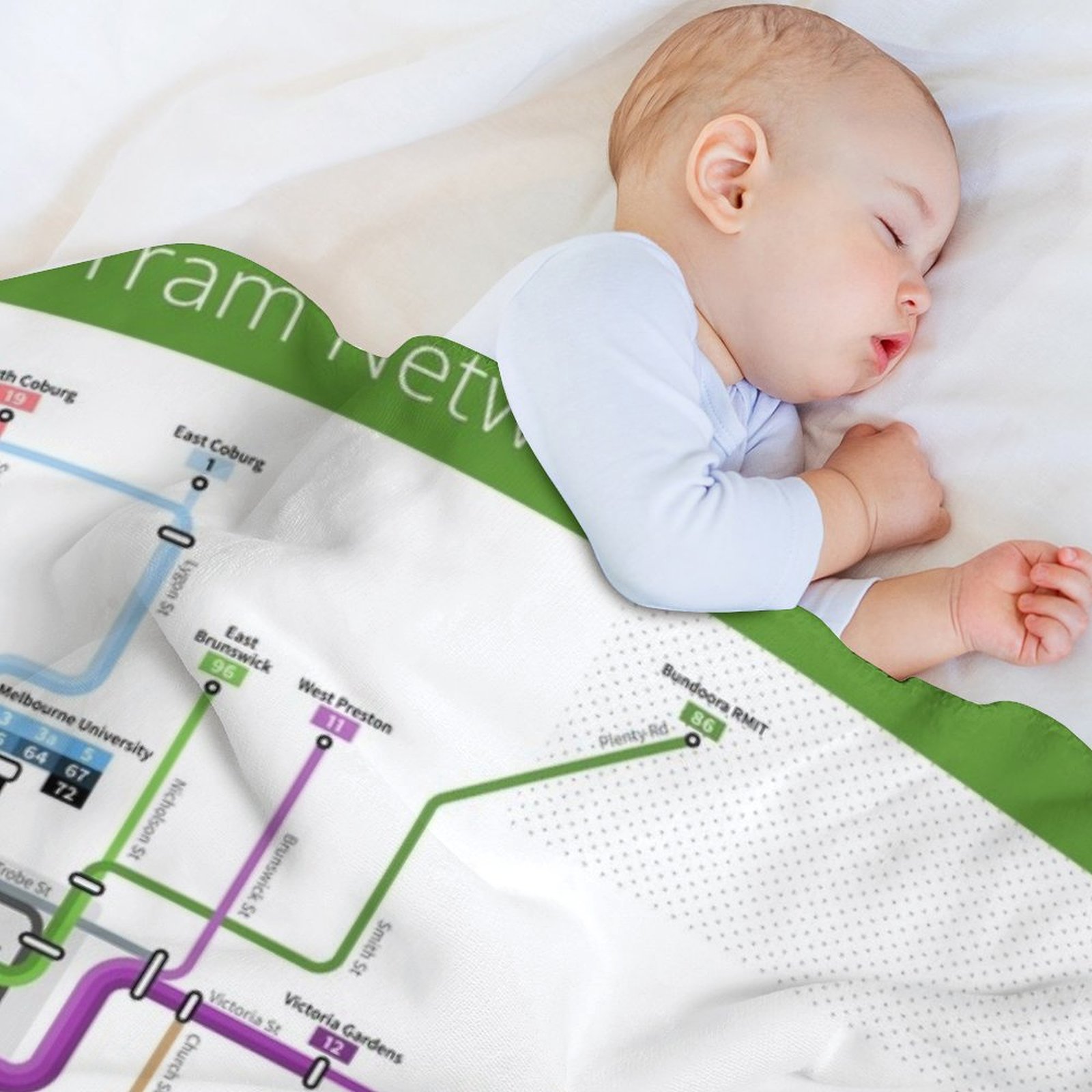 Melbourne Tram Network Map Thr - Home Decor Melbourne recensie en prijs