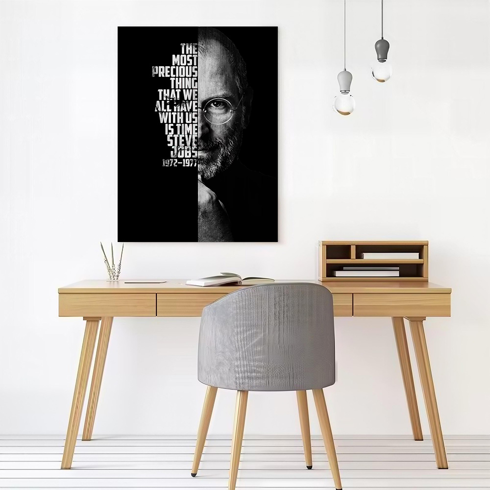Steve Jobs Canvas Poster Wall  - Home Decor Jobs recensie en prijs