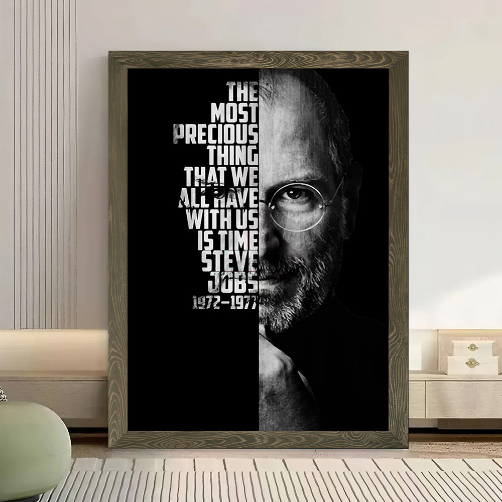 Steve Jobs Canvas Poster Wall  - Home Decor Jobs recensie en prijs