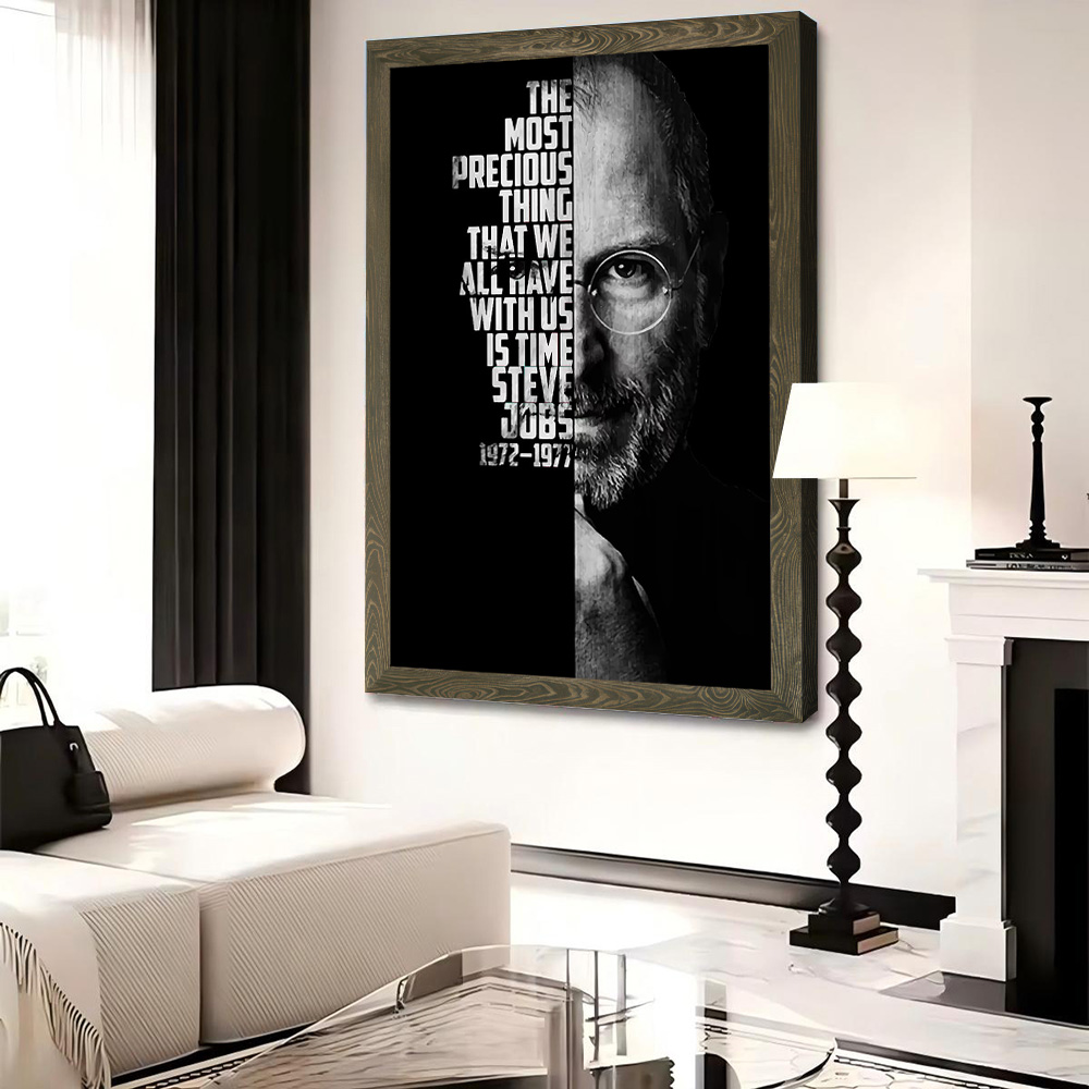 Steve Jobs Canvas Poster Wall  - Home Decor Jobs recensie en prijs