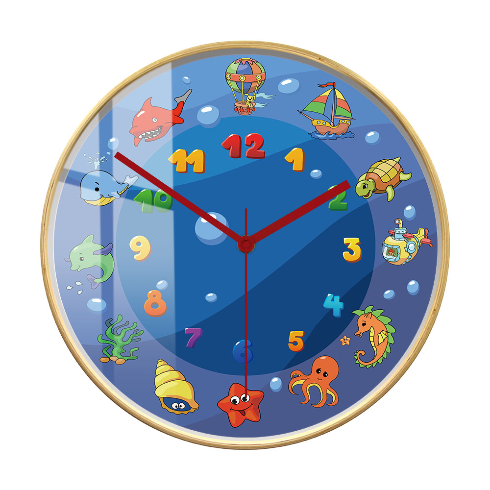 Cartoon zeedieren blauwe wandk - Home Decor Under 300 recensie en prijs