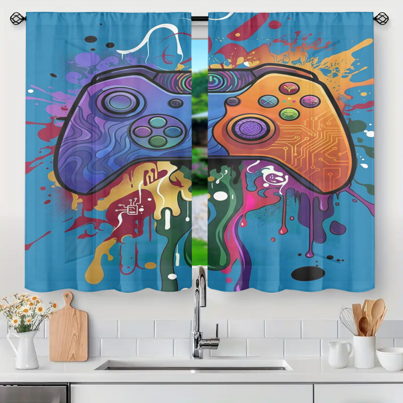 Retro Gaming Gordijn Videogame - Home Decor Youtube Videos recensie en prijs