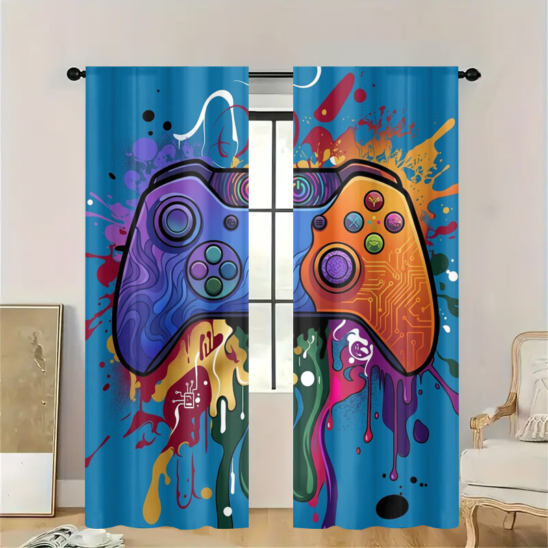 Retro Gaming Gordijn Videogame - Home Decor Youtube Videos recensie en prijs