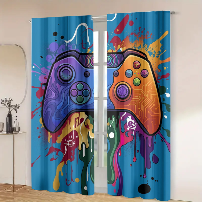 Retro Gaming Gordijn Videogame - Home Decor Youtube Videos recensie en prijs