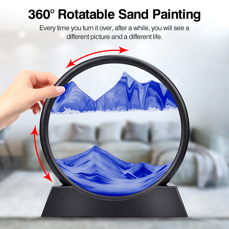 Bewegend Zand Kunst Foto Rond  - Sand Art Picture recensie en prijs